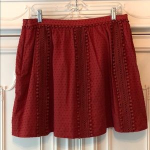 J Crew | Maroon Skirt